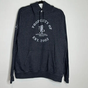 Gray Wounded Warrior Hoodie